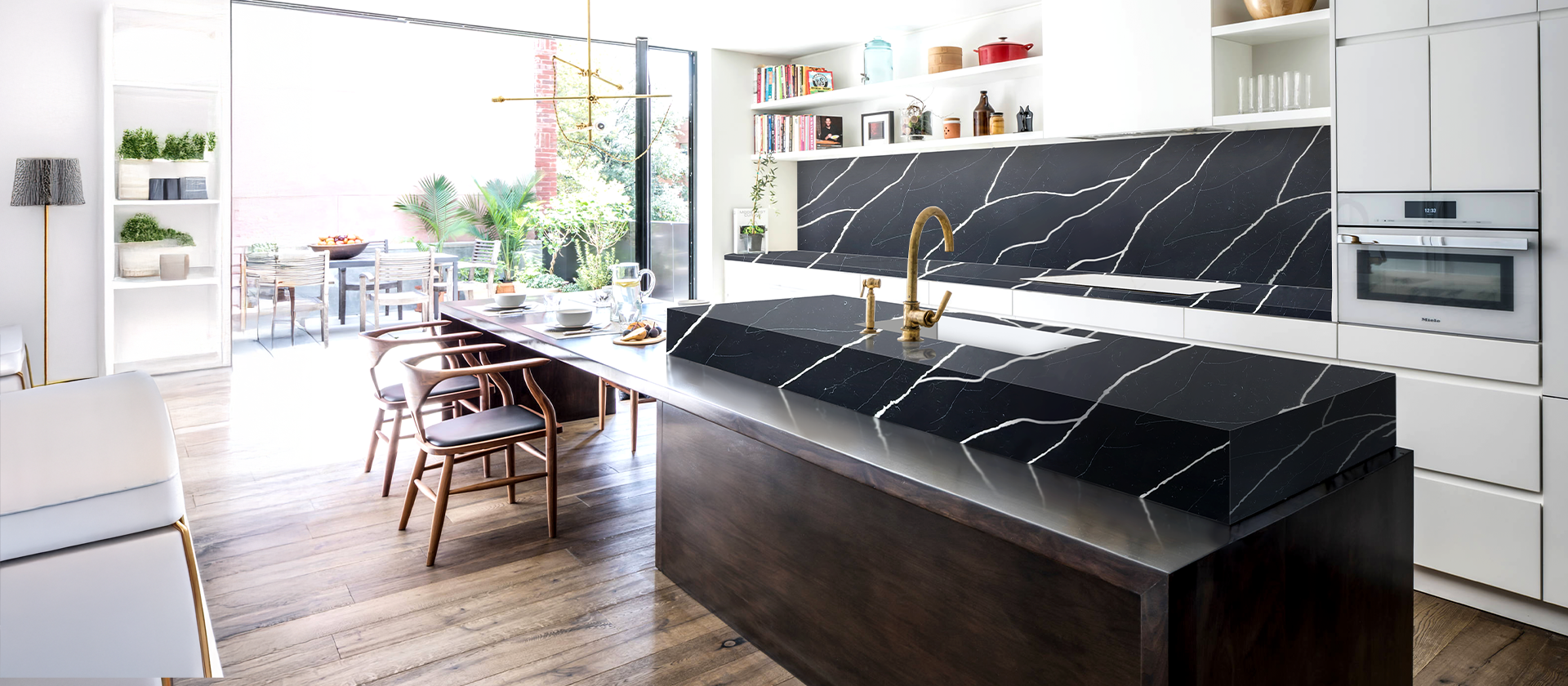 Innovative and elegant granite and quartz surfaces for homes and offices